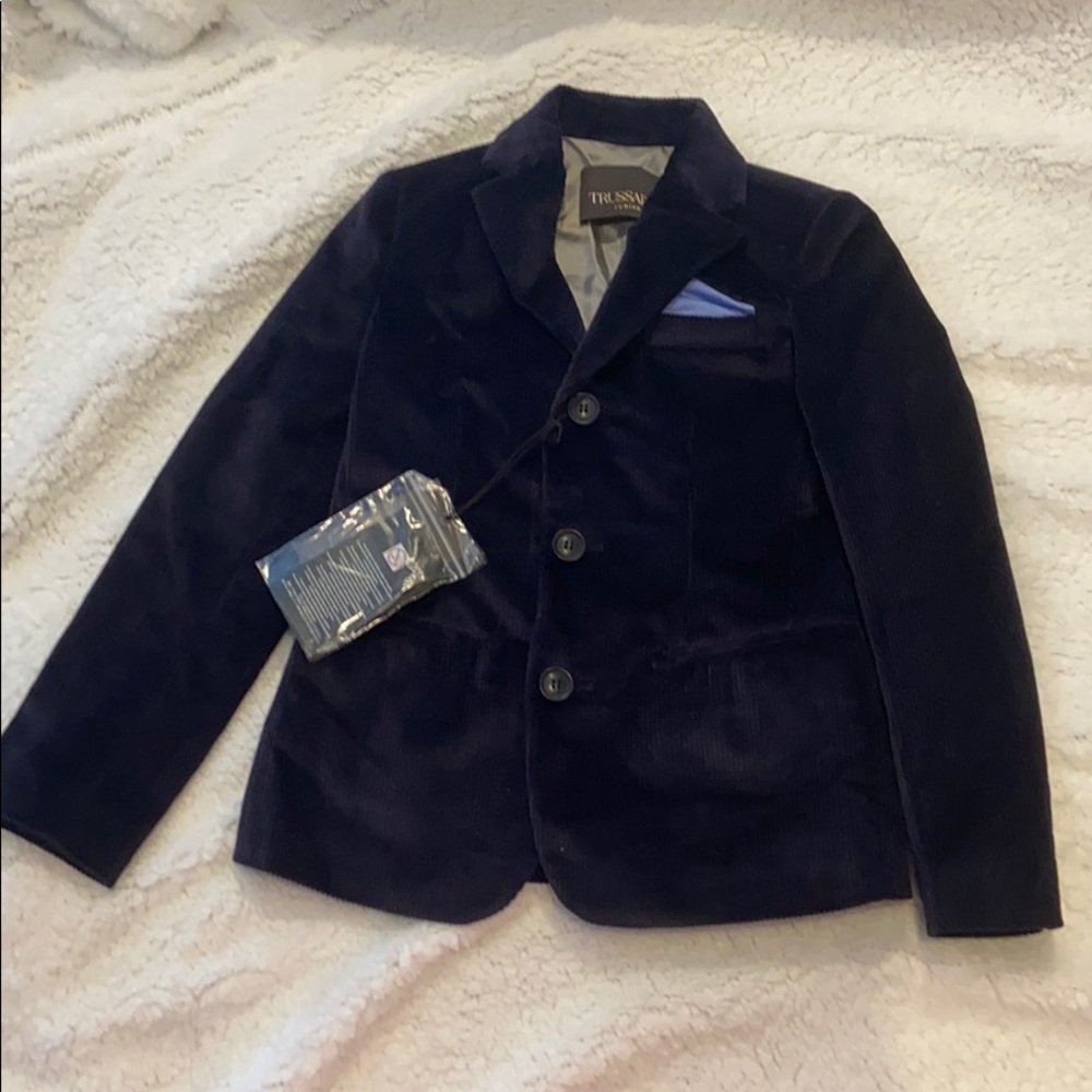 Clearance - Trussardi Navy Blue Jacket